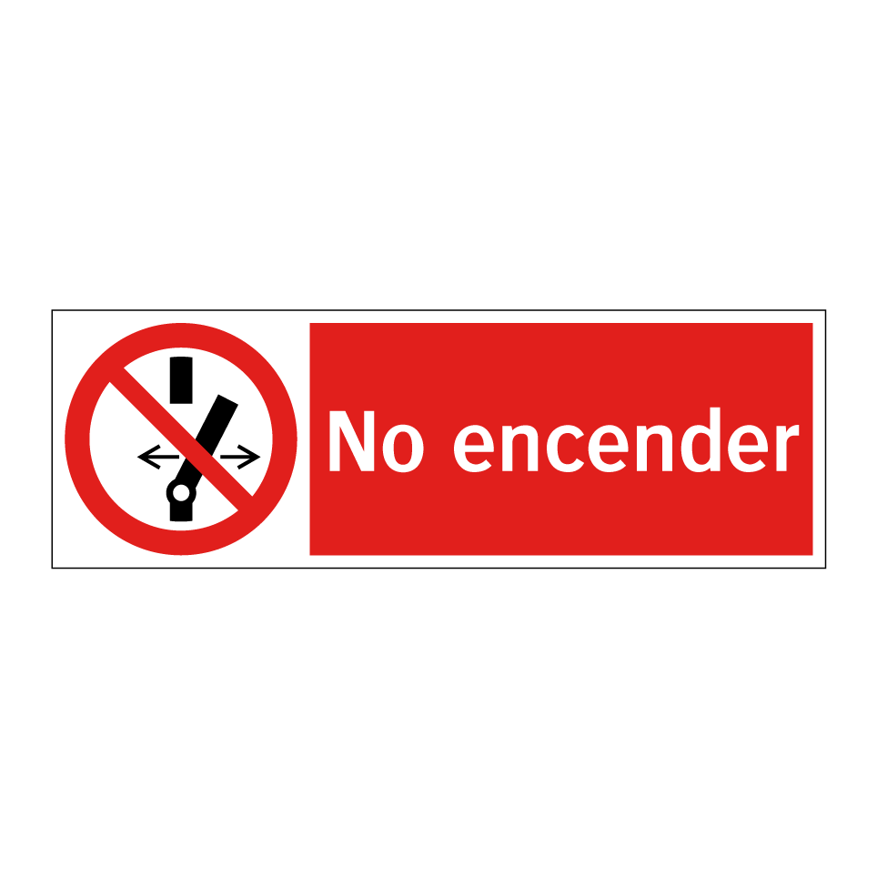 No encender
