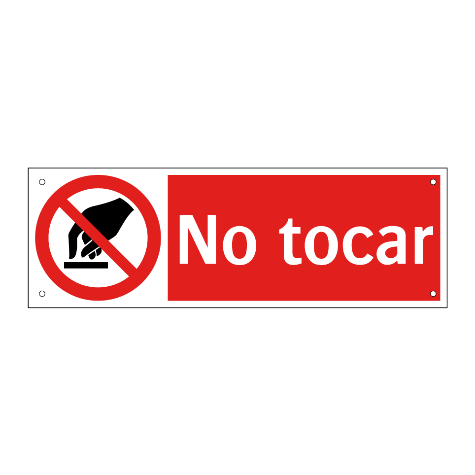 No tocar