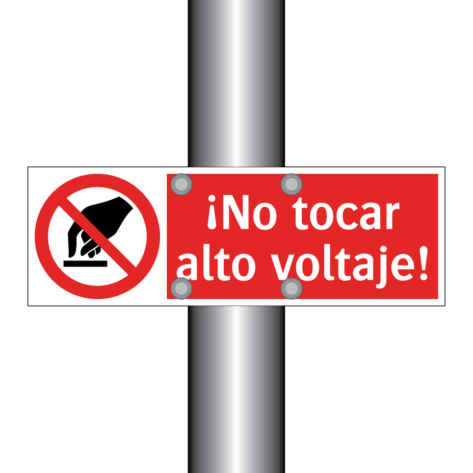 ¡No tocar alto voltaje!