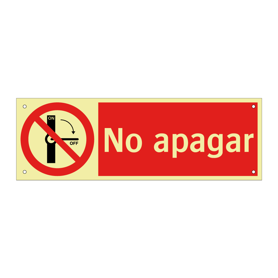 No apagar