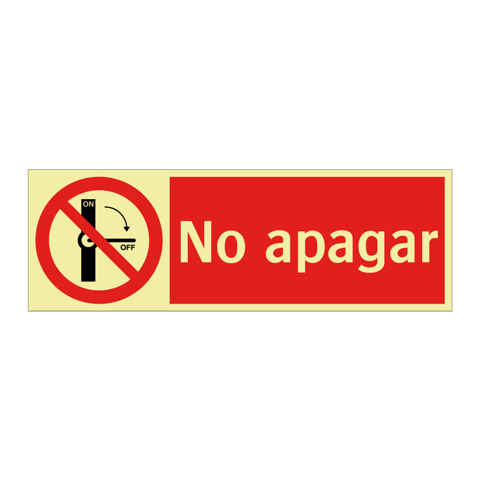 No apagar