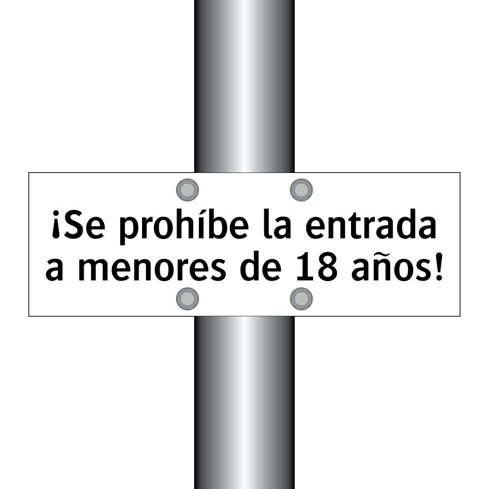 ¡Se prohíbe la entrada a menores de 18 años!