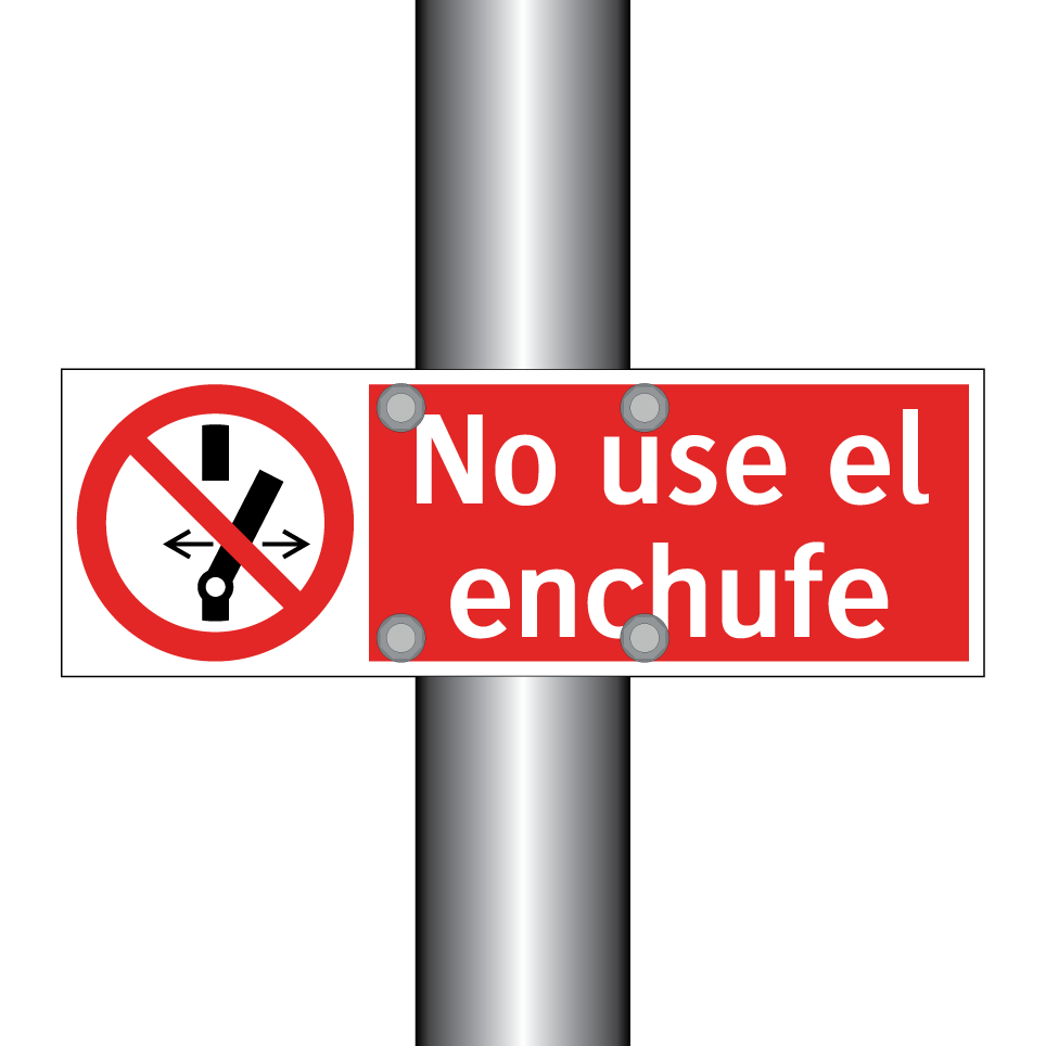 No use el enchufe