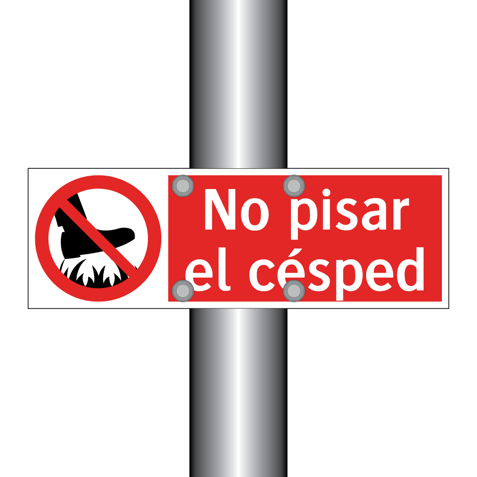 No pisar el césped