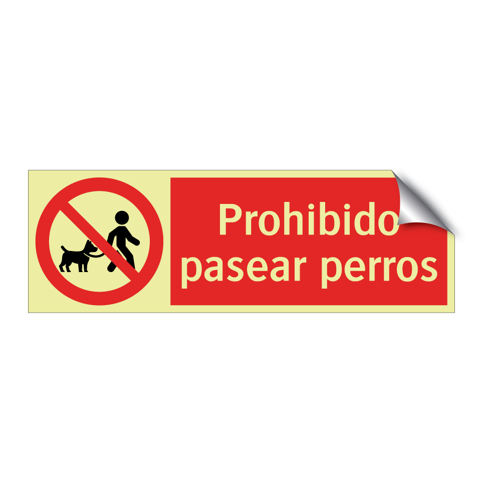 Prohibido pasear perros