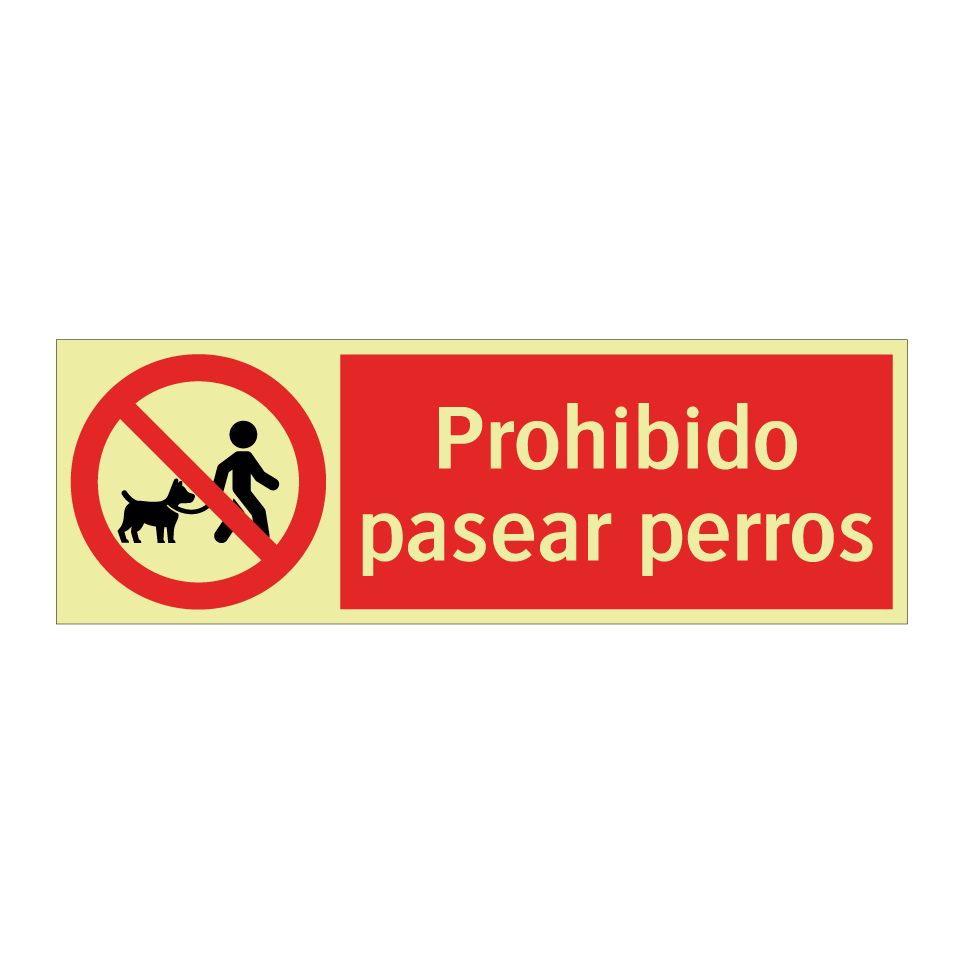 Prohibido pasear perros
