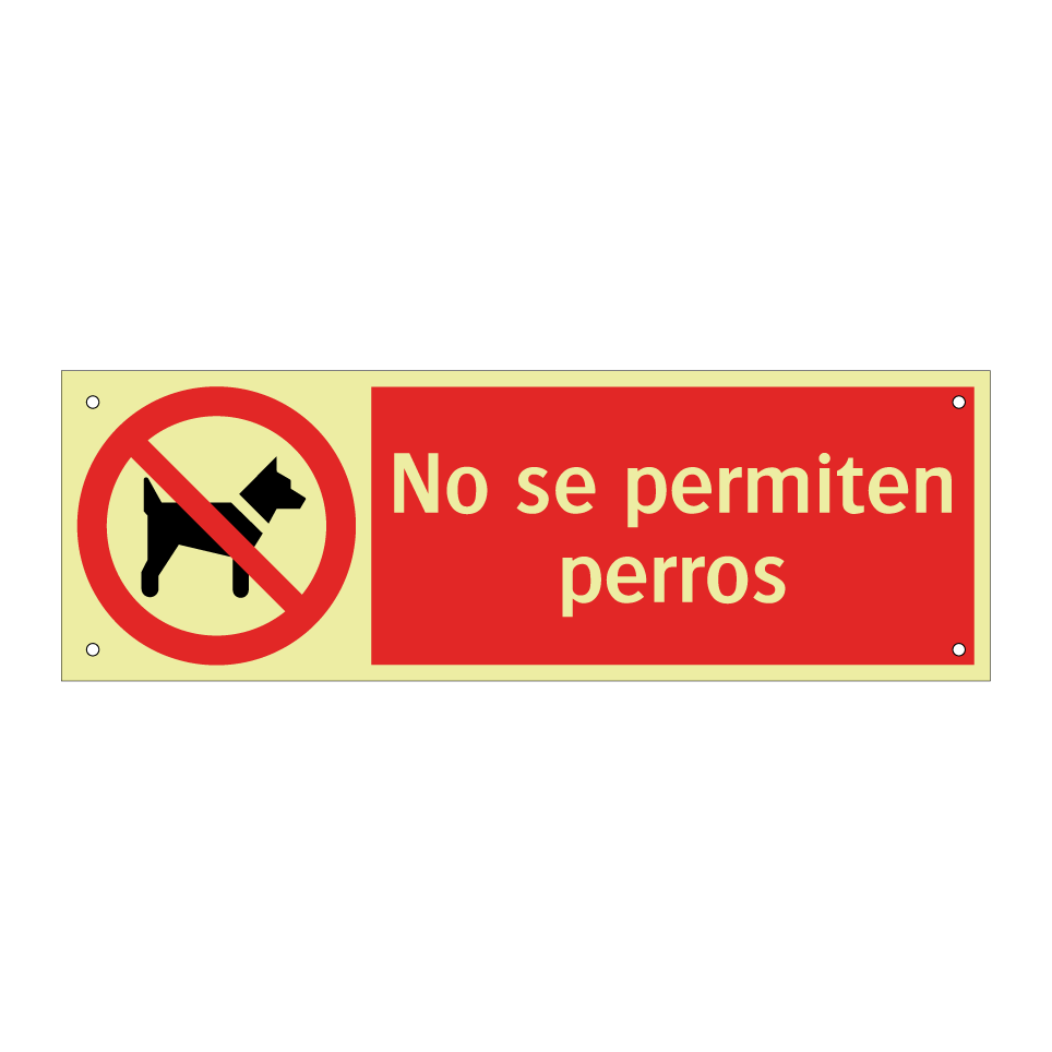 No se permiten perros