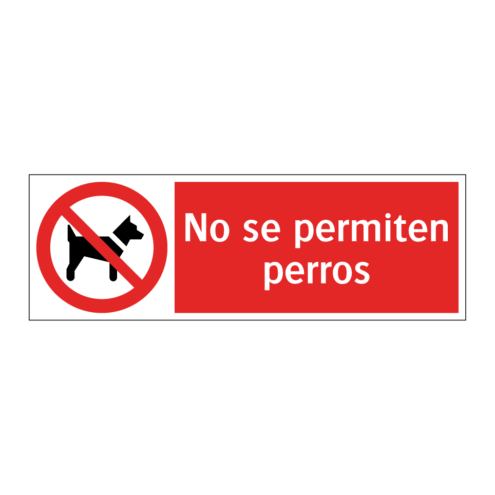 No se permiten perros