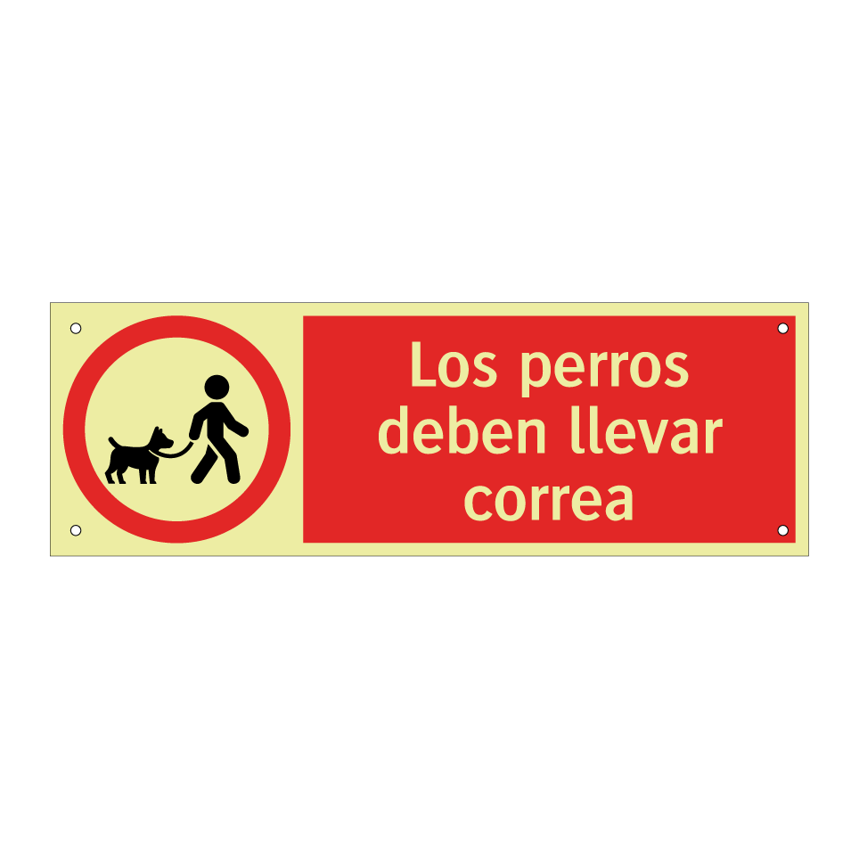 Los perros deben llevar correa
