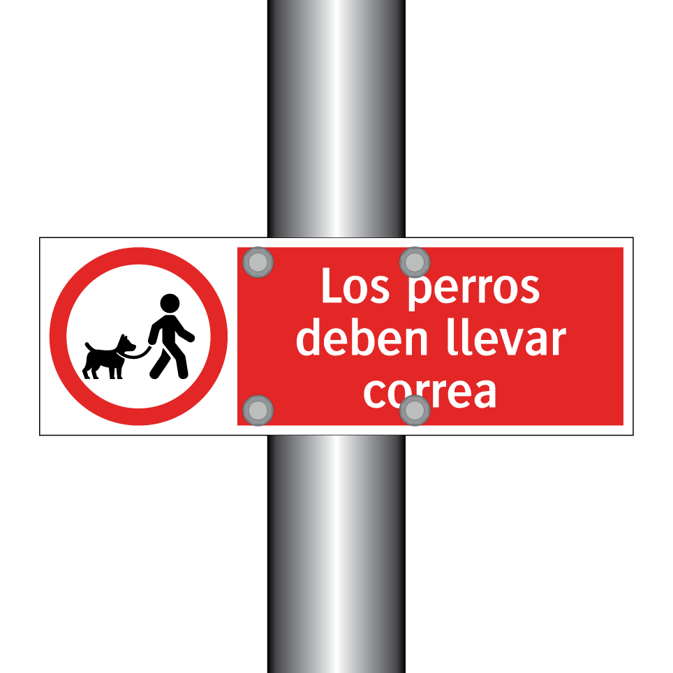 Los perros deben llevar correa