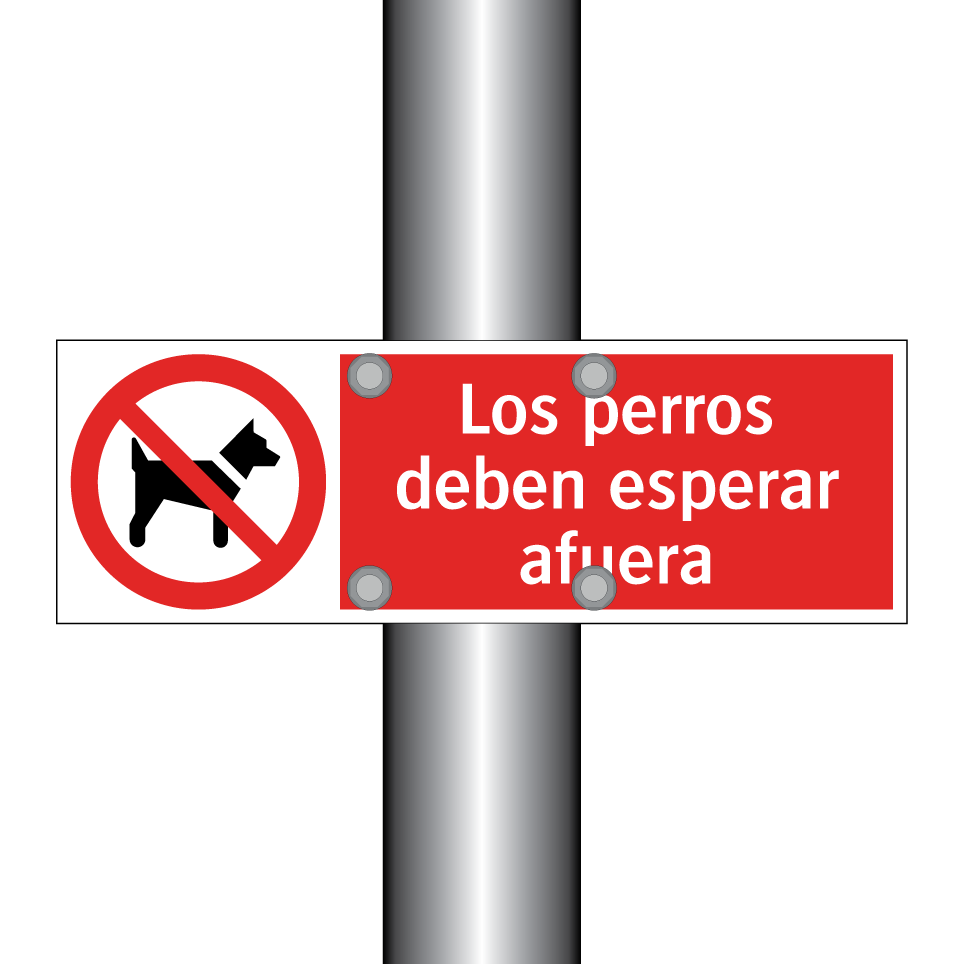 Los perros deben esperar afuera