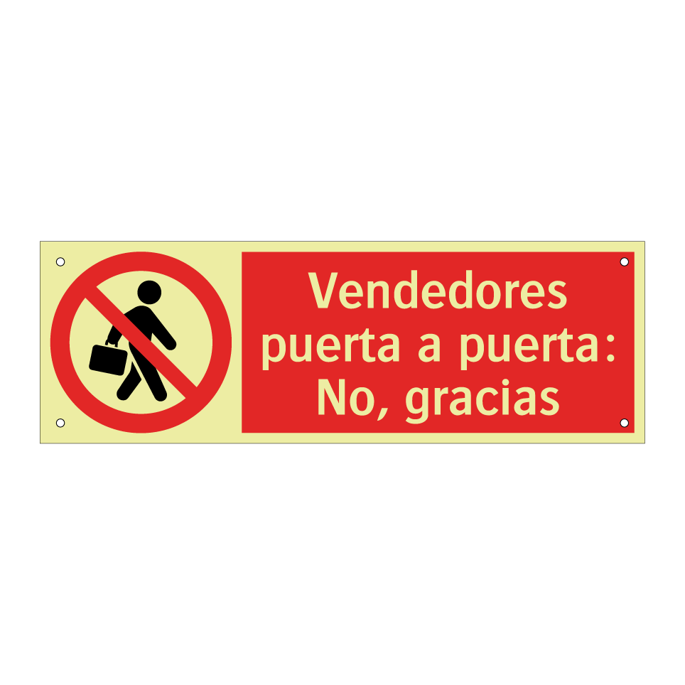 Vendedores puerta a puerta: No, gracias