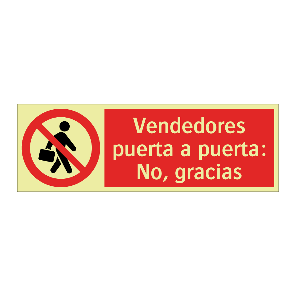 Vendedores puerta a puerta: No, gracias