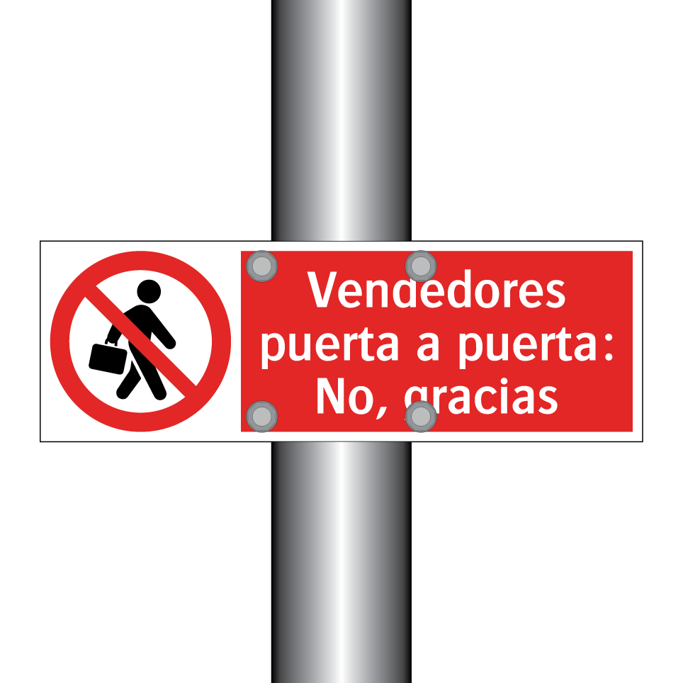 Vendedores puerta a puerta: No, gracias