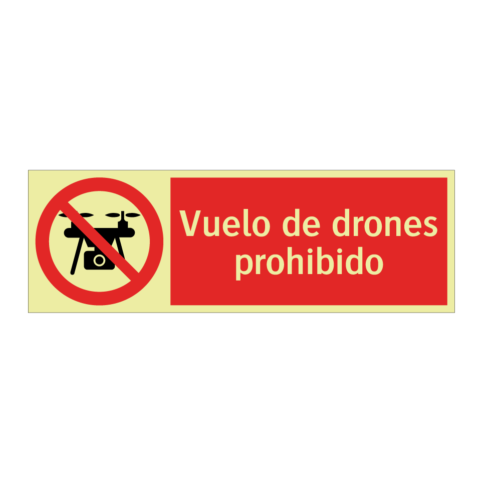 Vuelo de drones prohibido