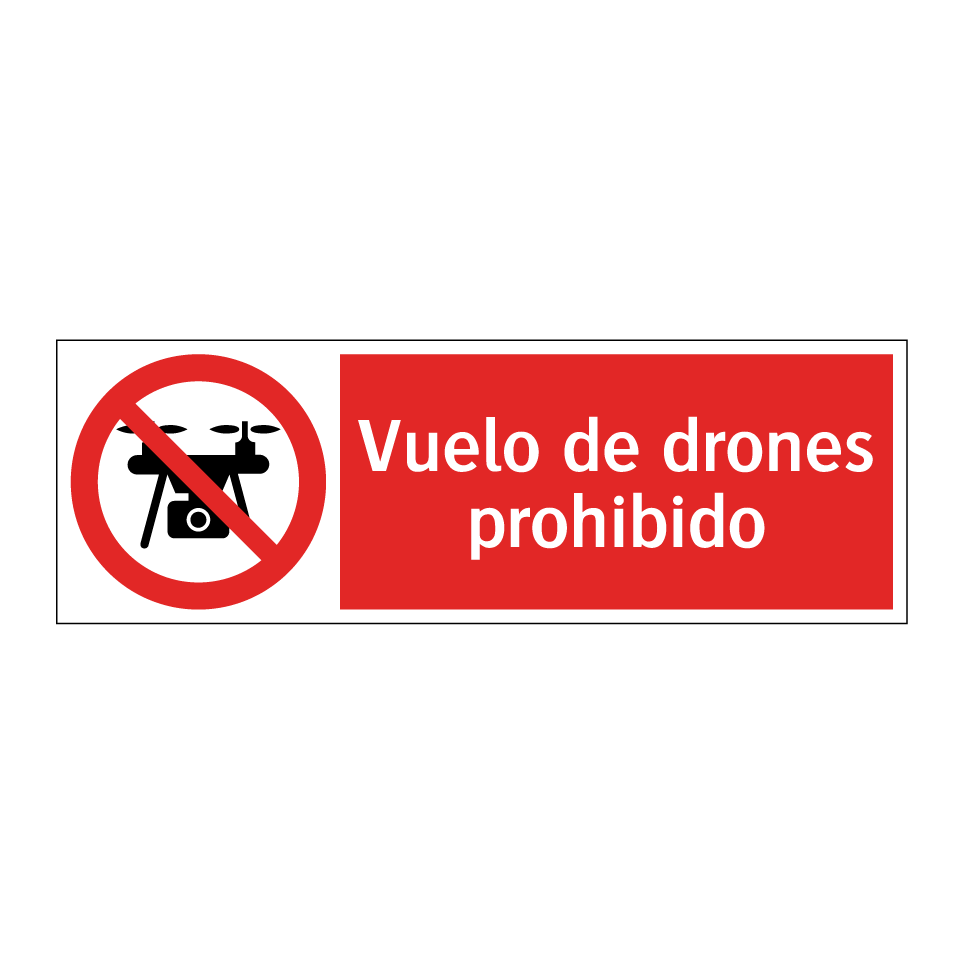 Vuelo de drones prohibido