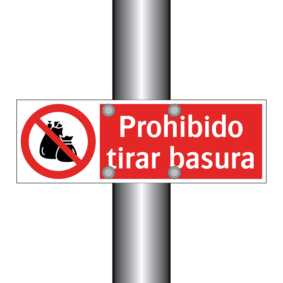 Prohibido tirar basura