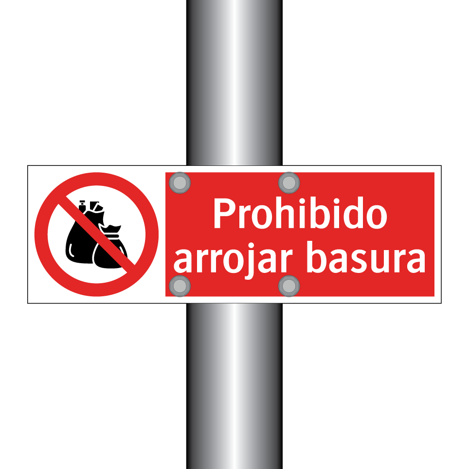 Prohibido arrojar basura