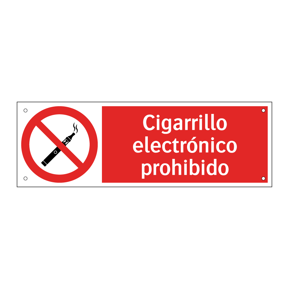 Cigarrillo electrónico prohibido