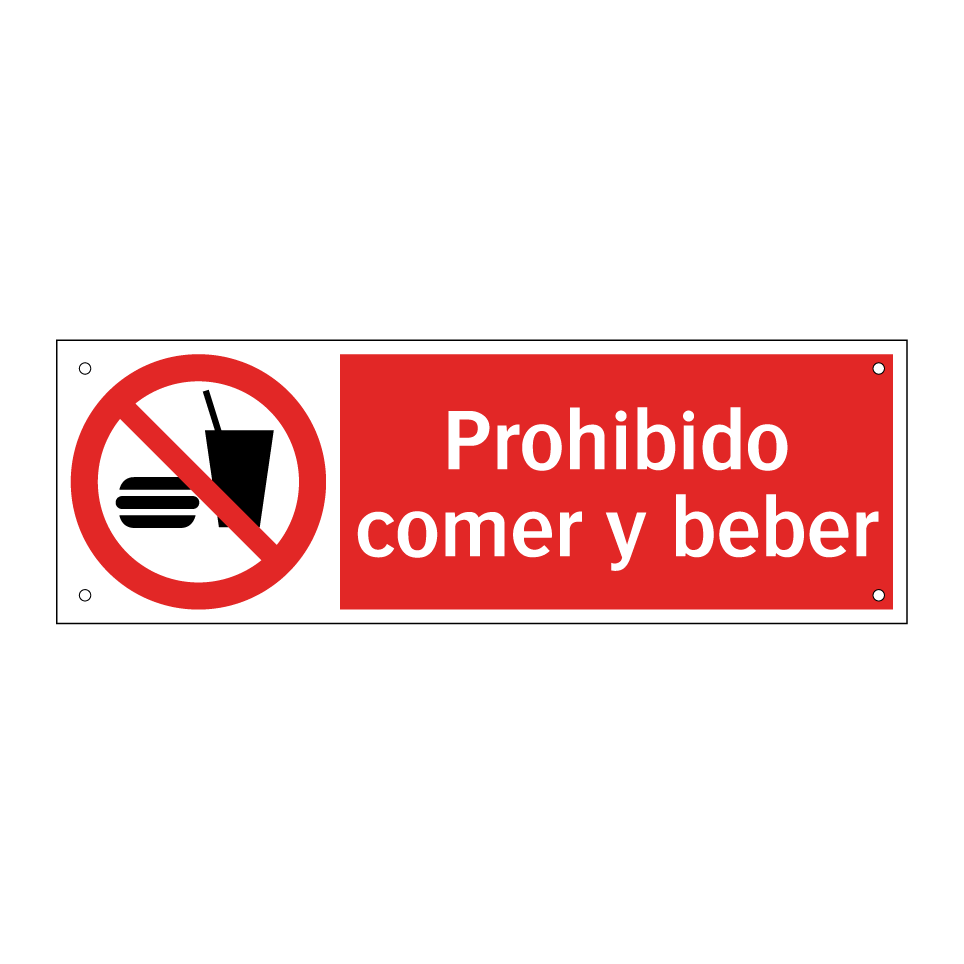 Prohibido comer y beber