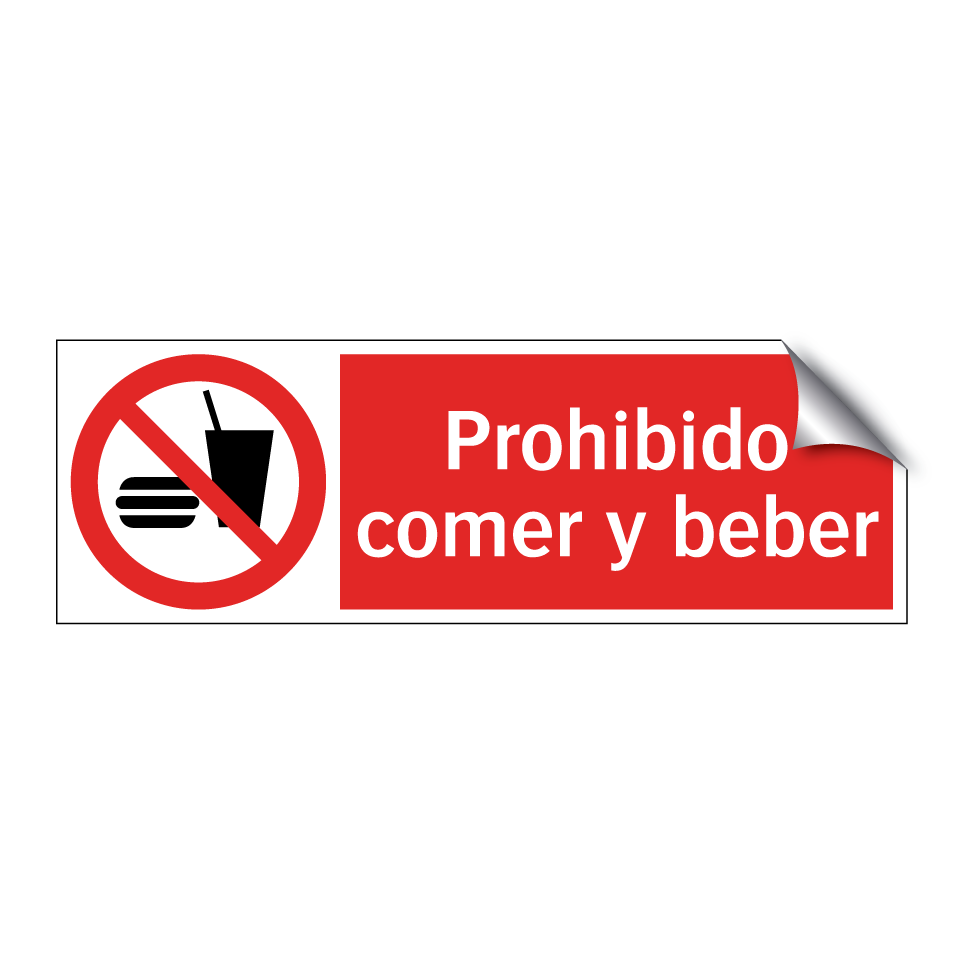 Prohibido comer y beber