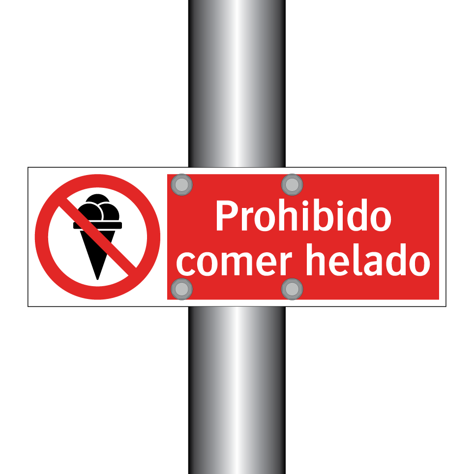 Prohibido comer helado