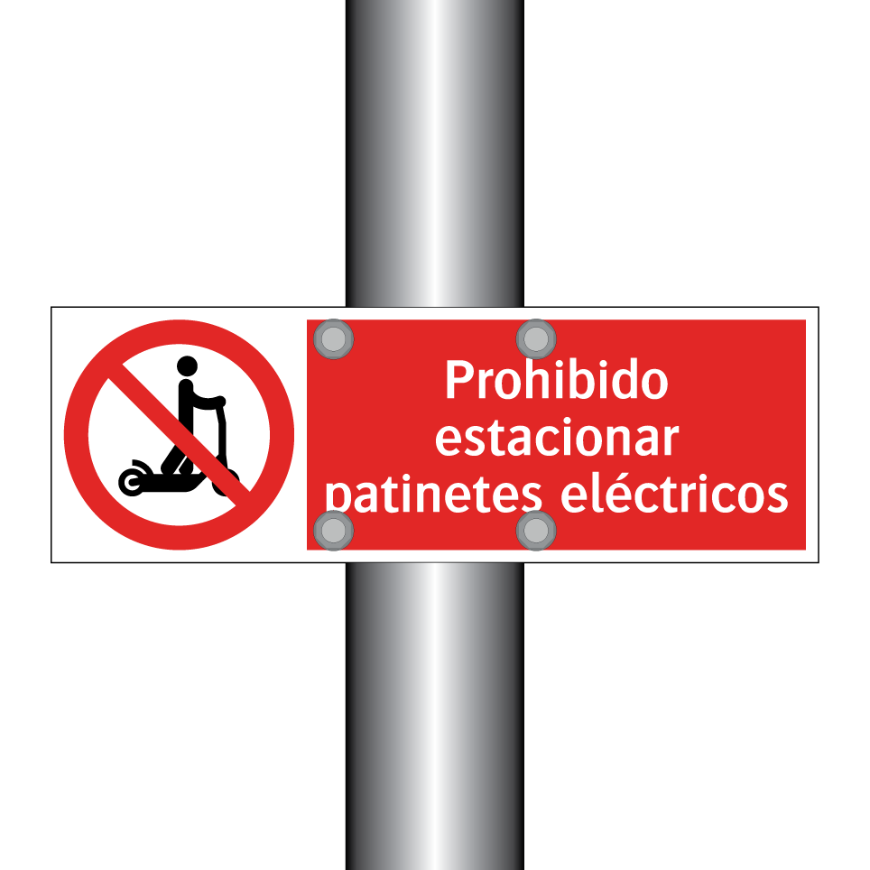 Prohibido estacionar patinetes eléctricos