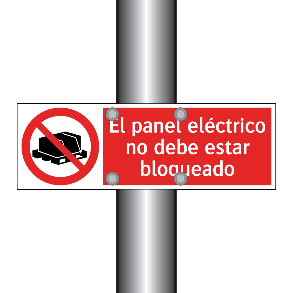 El panel eléctrico no debe estar bloqueado
