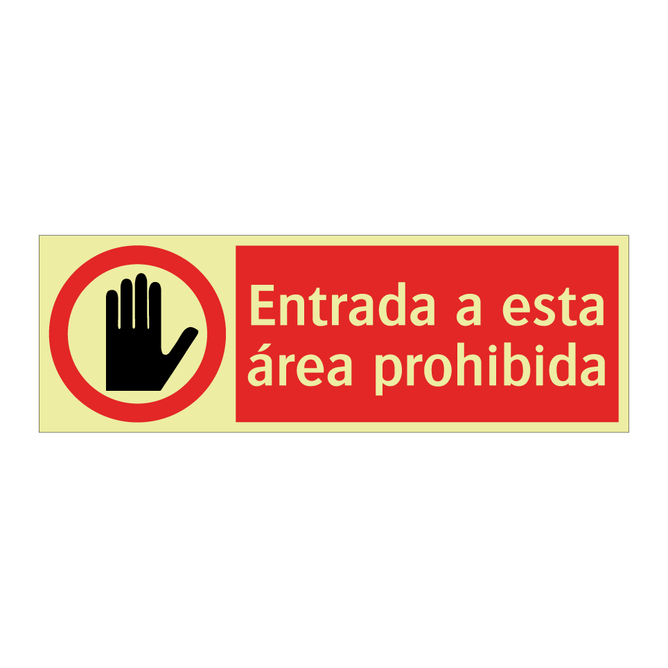 Entrada a esta área prohibida
