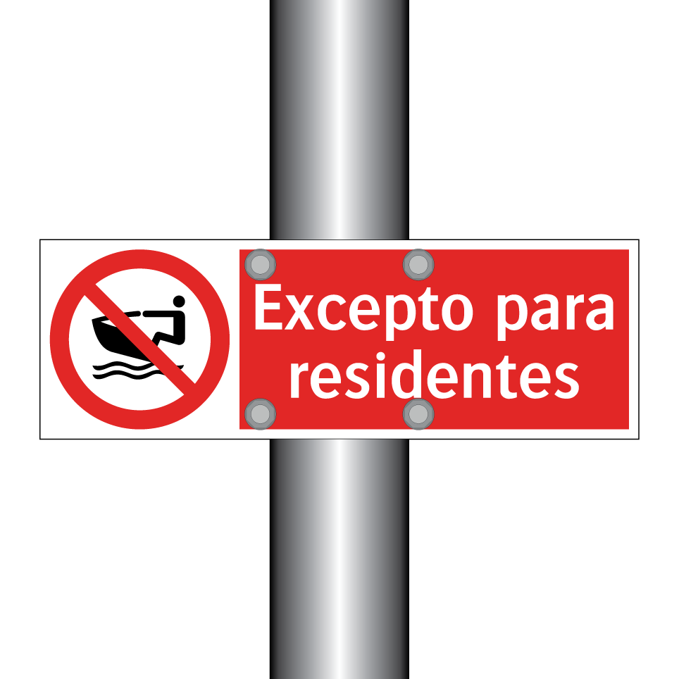 Excepto para residentes