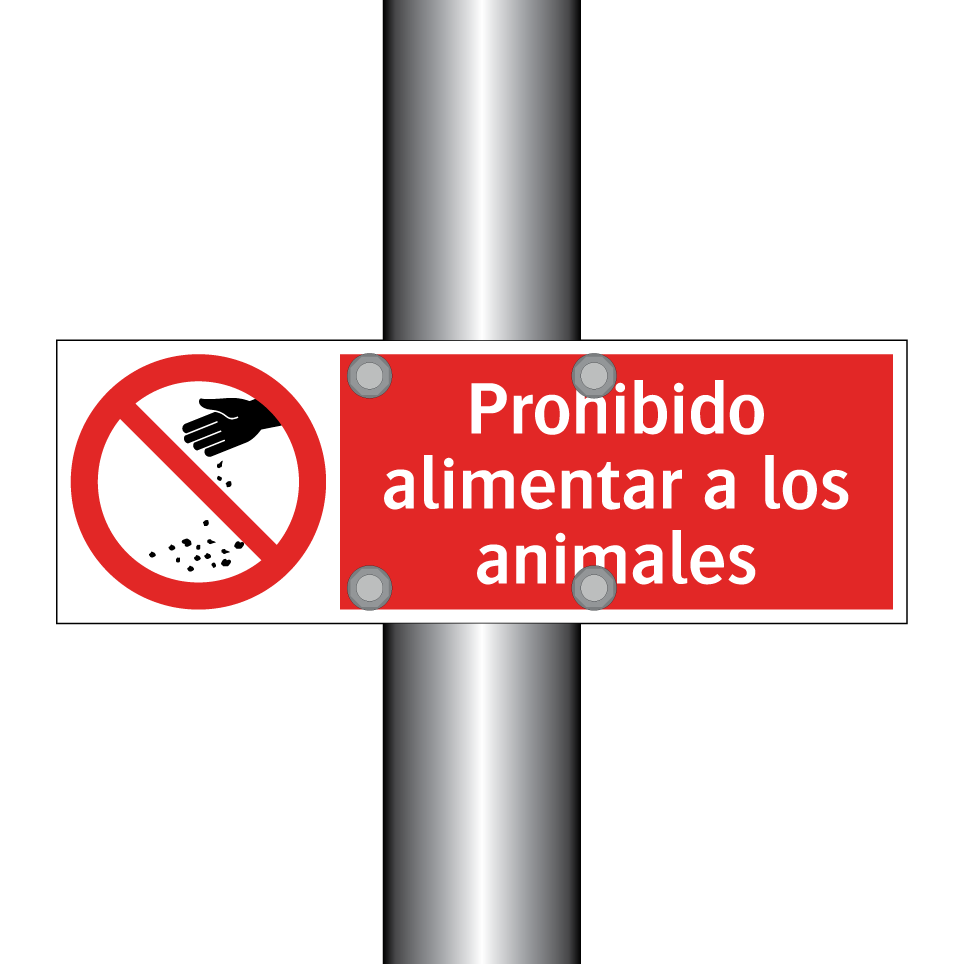 Prohibido alimentar a los animales