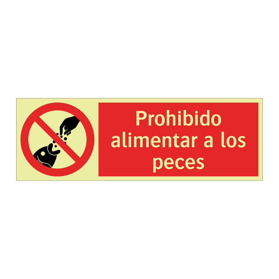 Prohibido alimentar a los peces