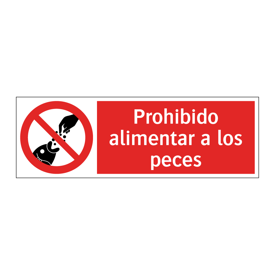 Prohibido alimentar a los peces