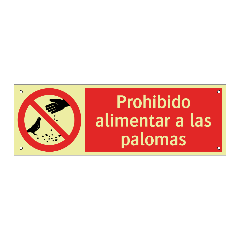Prohibido alimentar a las palomas
