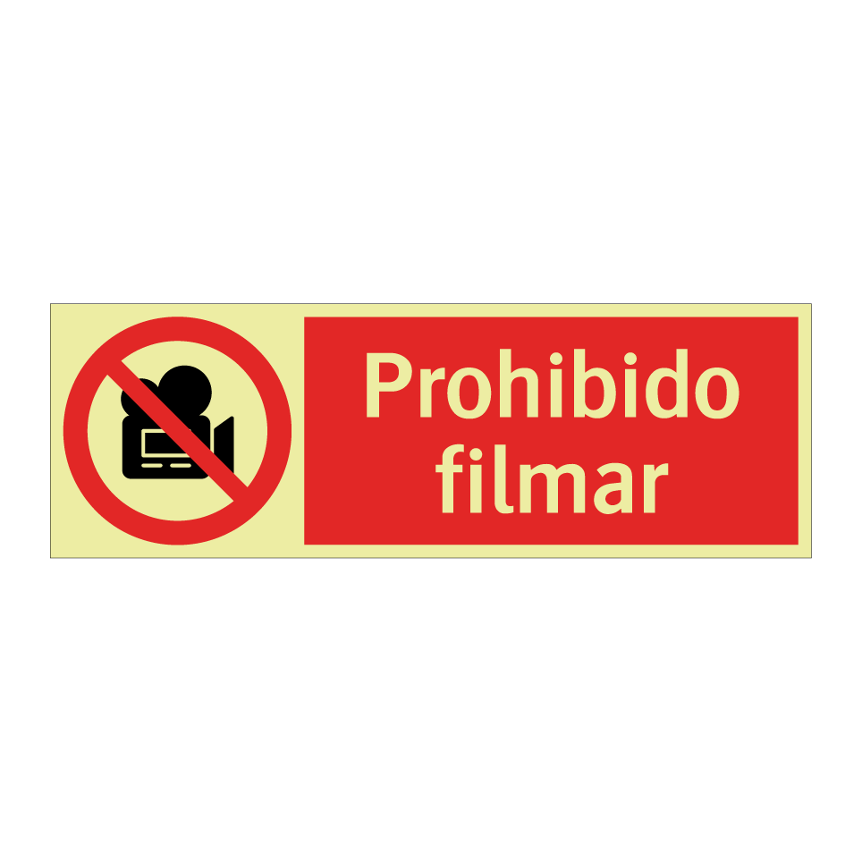 Prohibido filmar