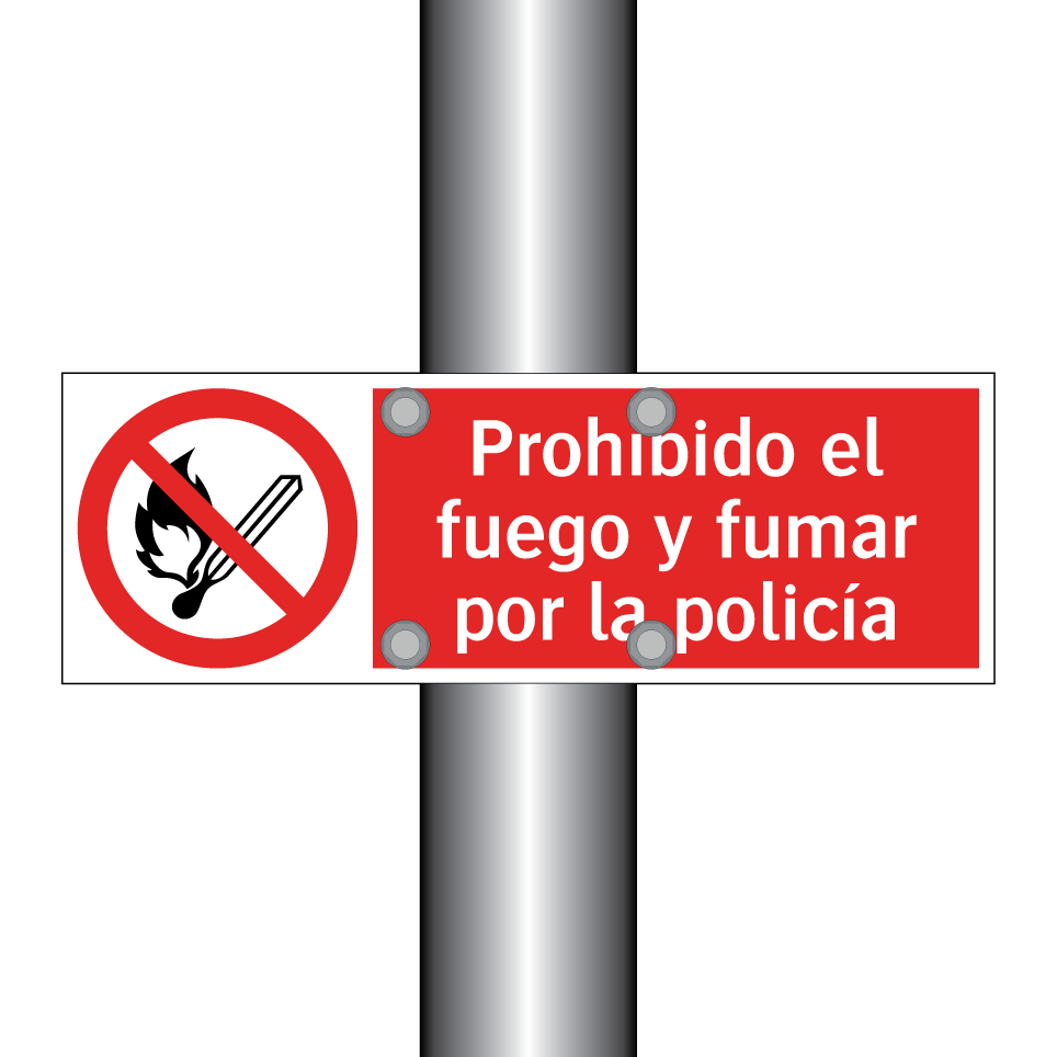 Prohibido el fuego y fumar por la policía