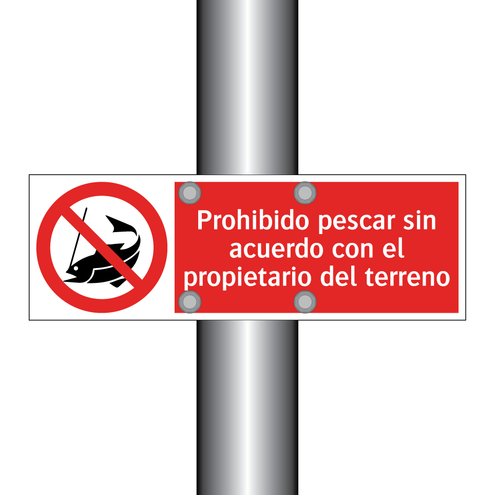 Prohibido pescar sin acuerdo con el propietario del terreno