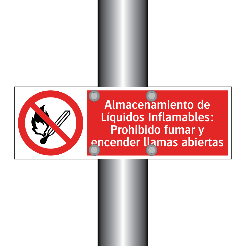 Almacenamiento de Líquidos Inflamables: Prohibido fumar y encender llamas abiertas