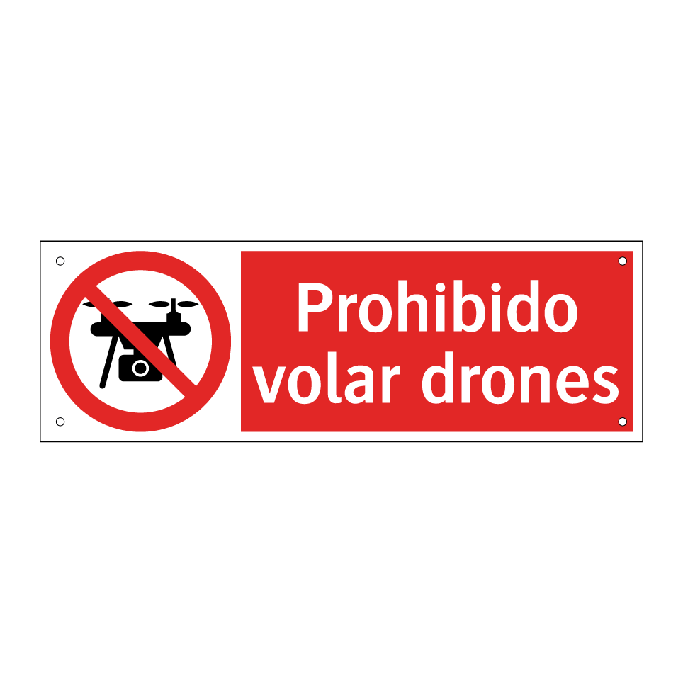 Prohibido volar drones