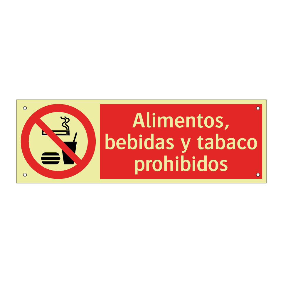 Alimentos, bebidas y tabaco prohibidos