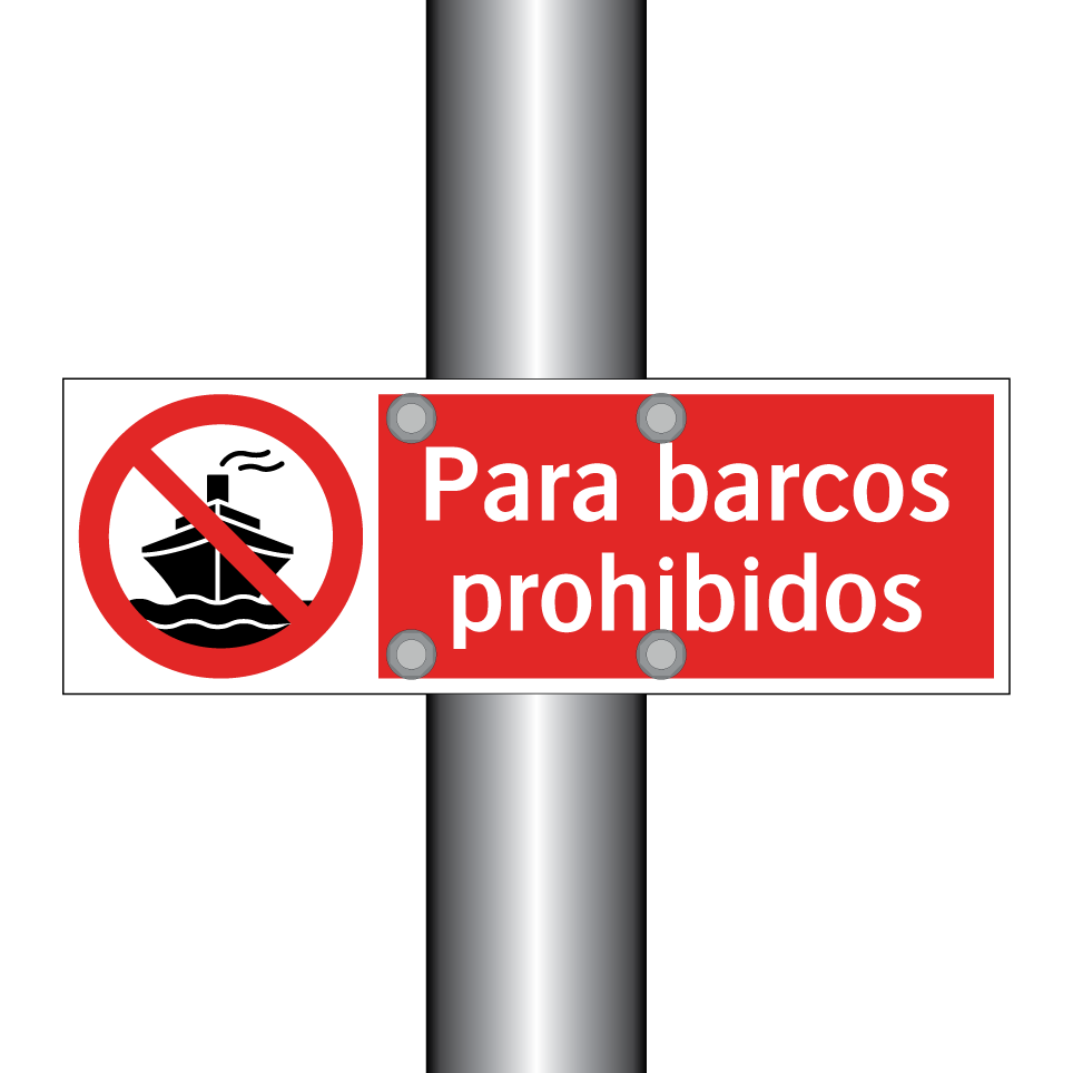 Para barcos prohibidos