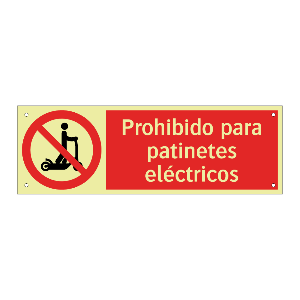 Prohibido para patinetes eléctricos