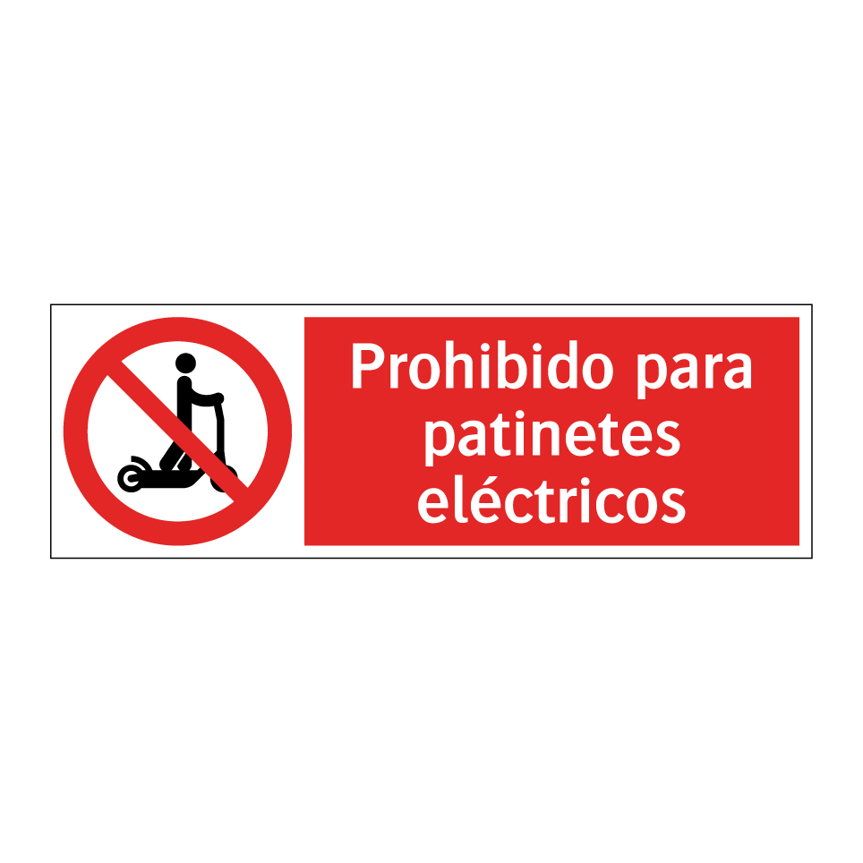 Prohibido para patinetes eléctricos