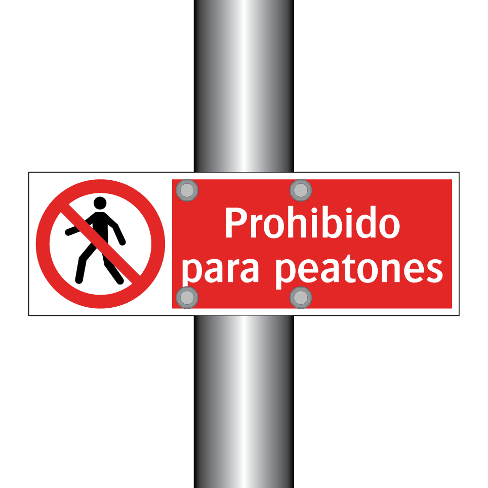 Prohibido para peatones