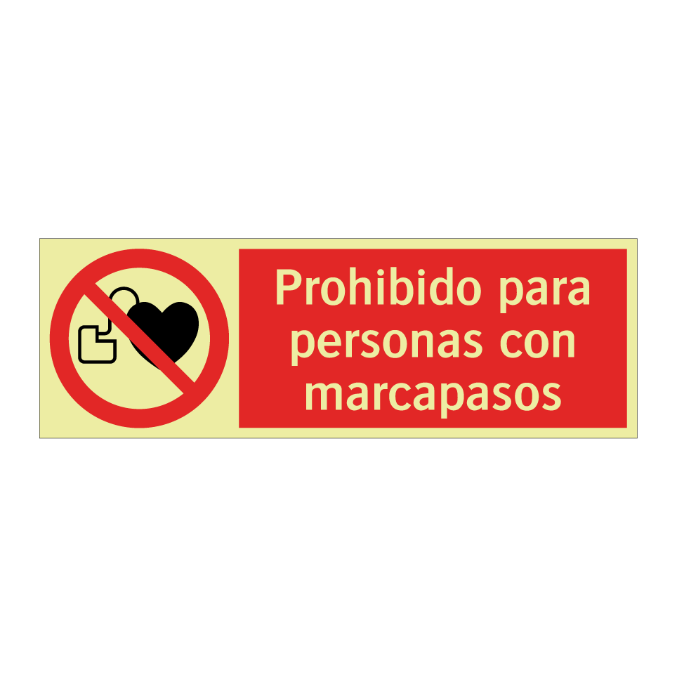 Prohibido para personas con marcapasos
