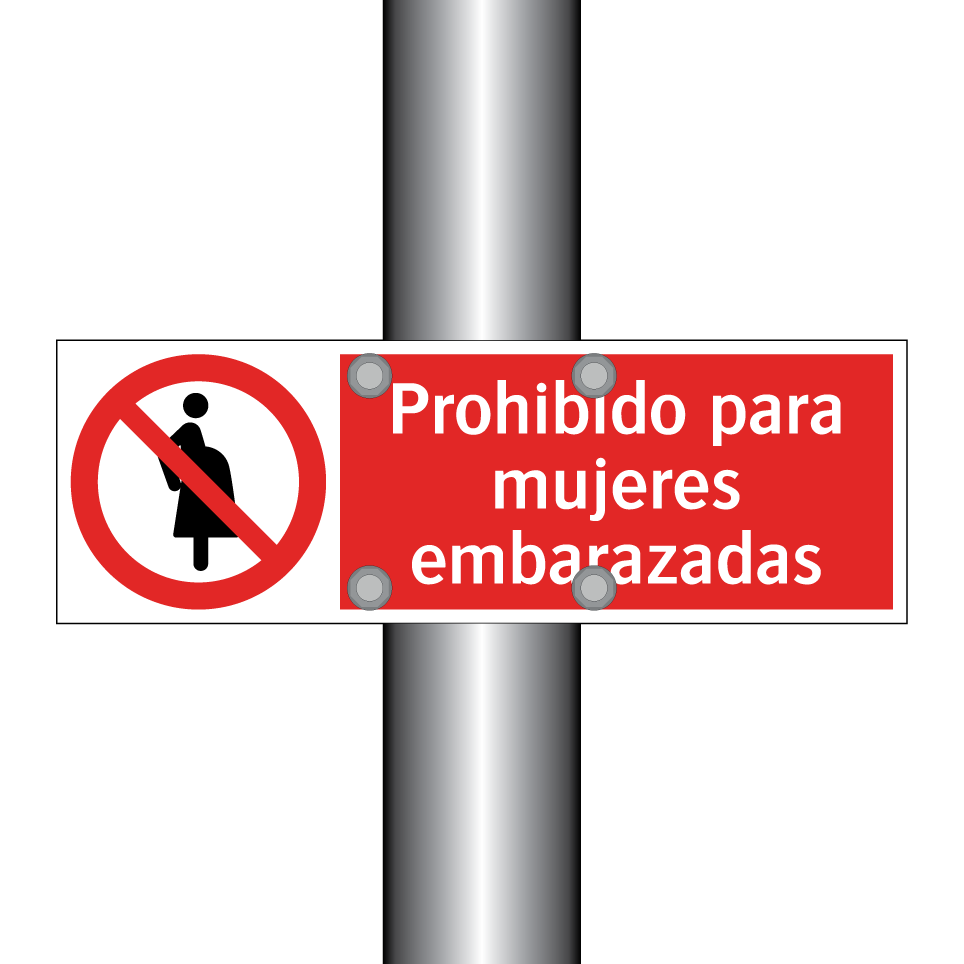 Prohibido para mujeres embarazadas