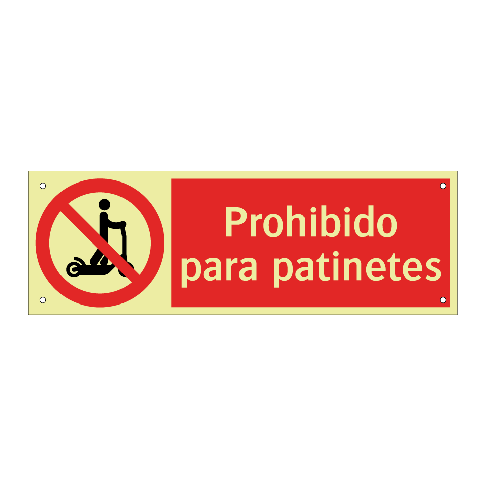 Prohibido para patinetes
