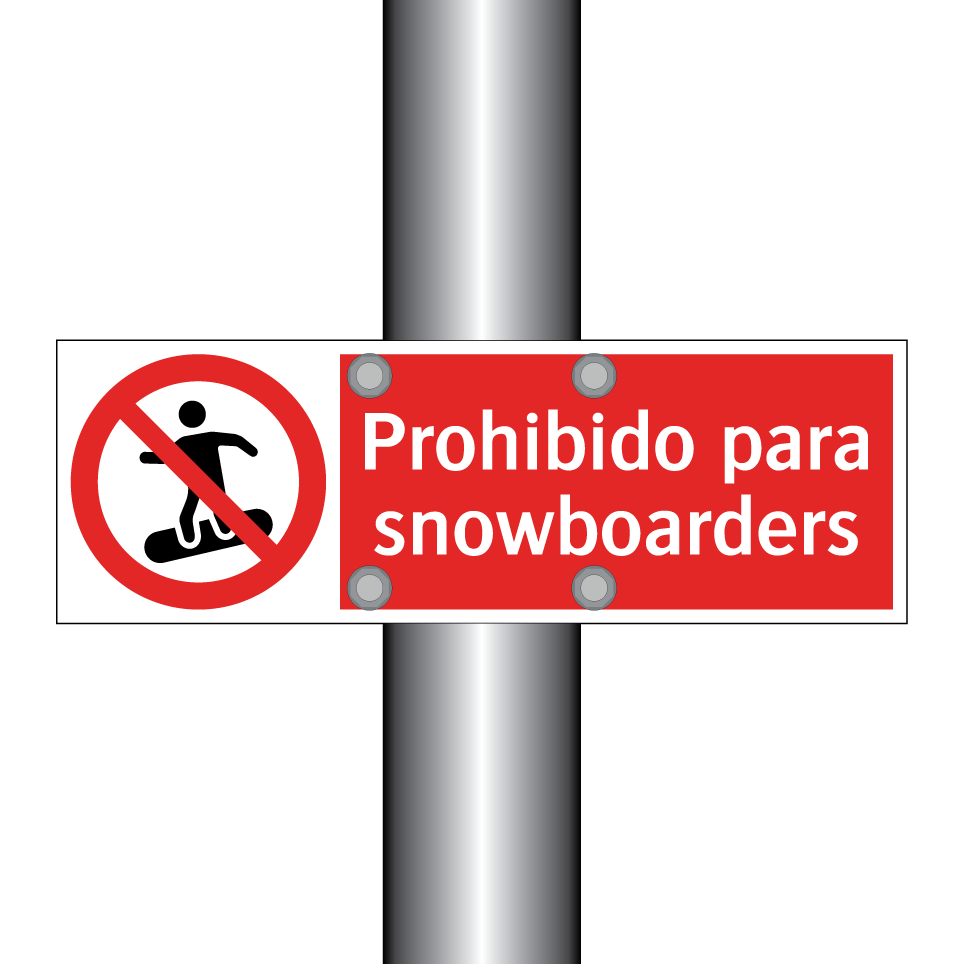 Prohibido para snowboarders