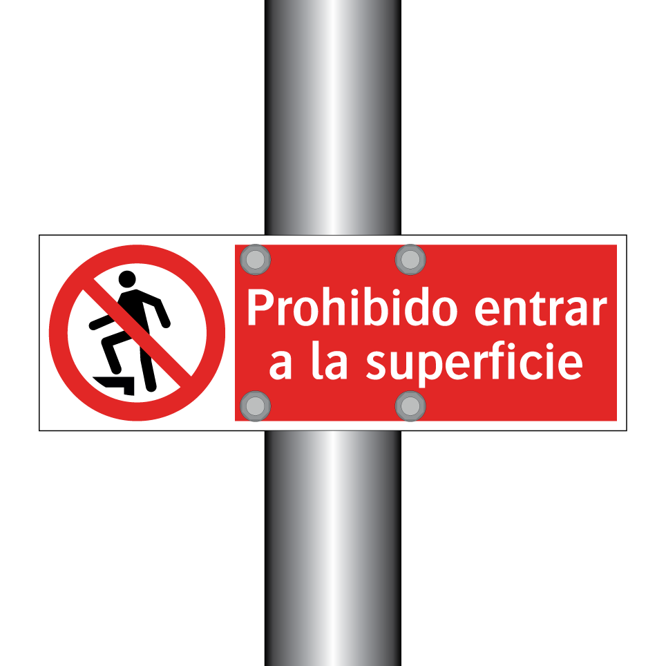 Prohibido entrar a la superficie
