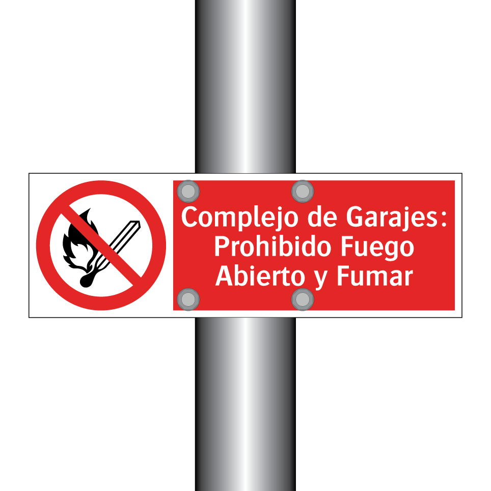 Complejo de Garajes: Prohibido Fuego Abierto y Fumar